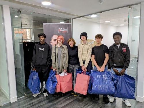 House Project lads in London getting Suited and Booted