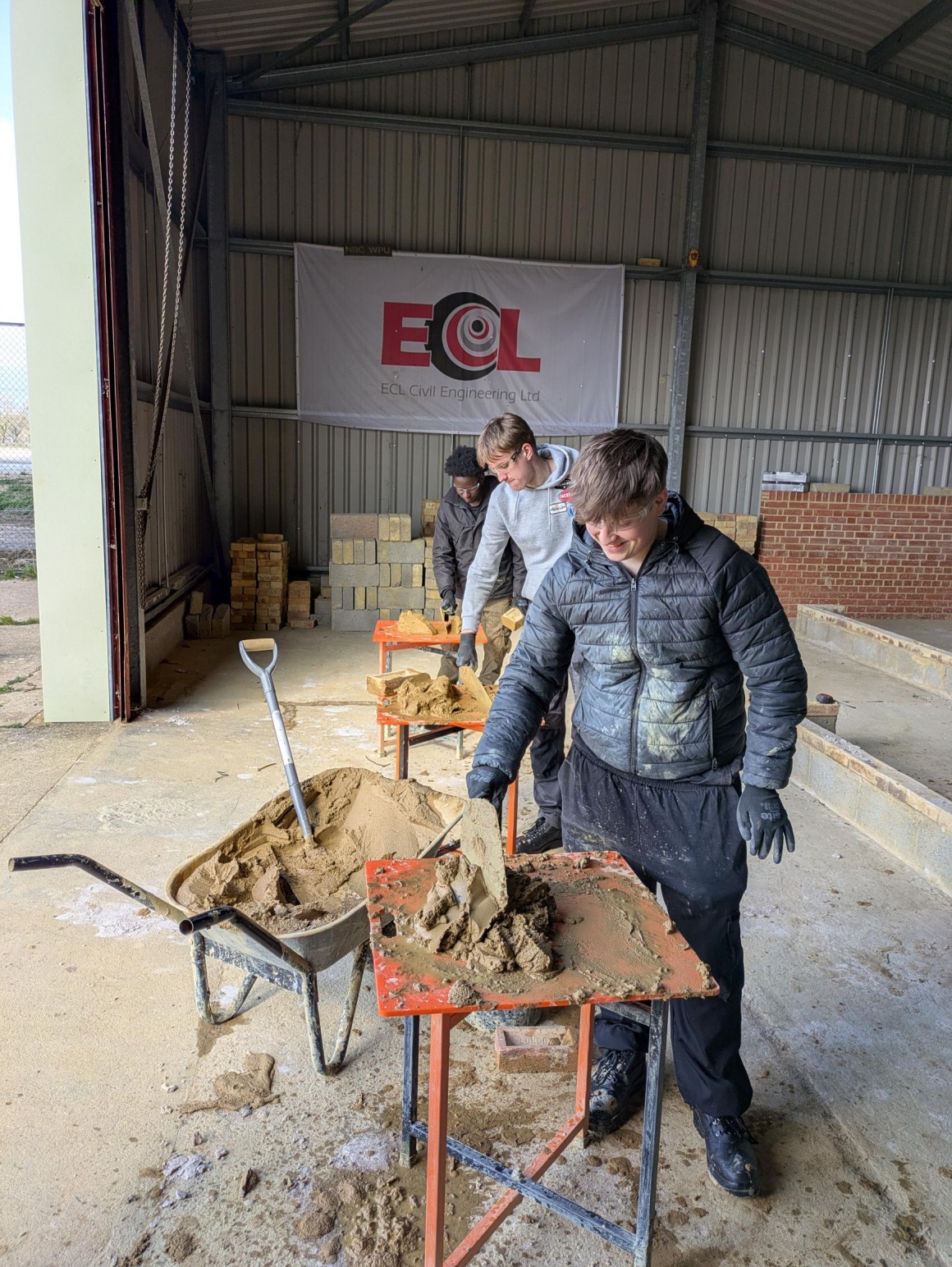 House Project bricklaying at Constructed Pathways