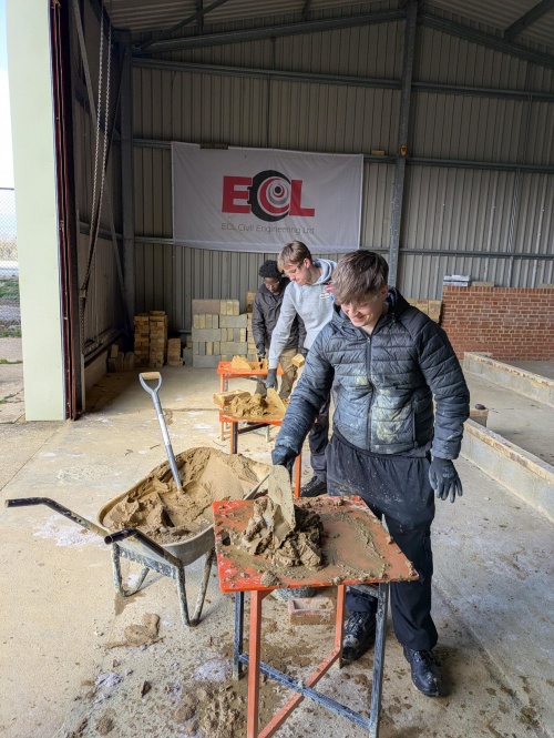 House Project bricklaying at Constructed Pathways
